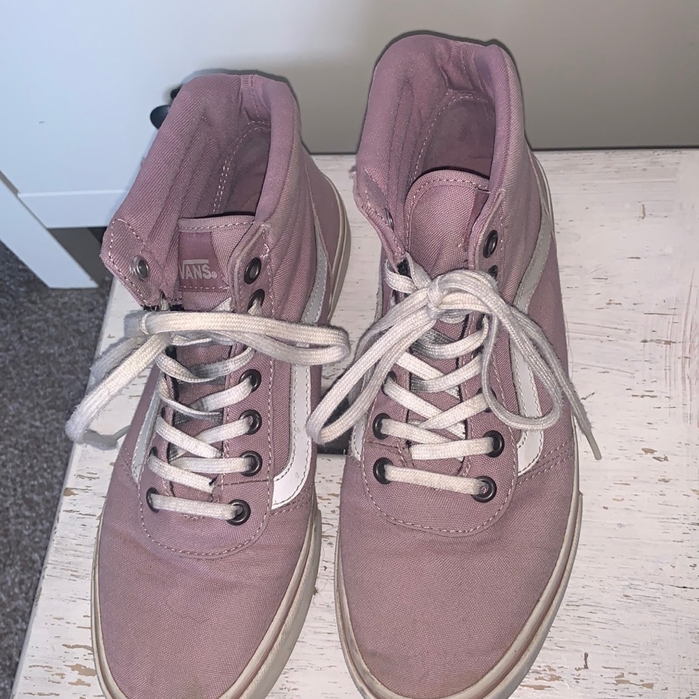 Purple skater vans. Size 8.